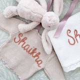 Knitted Scallop Cardigan - Hand Embroidered - Personalise Me