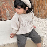 Knitted Sweater - Hand Embroidered - Personalise Me