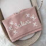 Baby Blanket with Bows - Personalise Me
