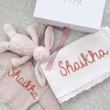 Build Your Own - Baby Blanket, Cardigan and Bunny Gift Set - Personalise Me