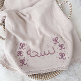 Baby Blanket with Bows - Personalise Me