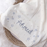 Baby Blanket with Stars - Personalise Me