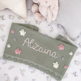 Baby Blanket with Flowers - Personalise Me