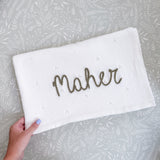 Pointelle Cotton Baby Blanket - Personalise Me