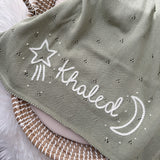 Baby Blanket with Moon & Stars - Personalise Me