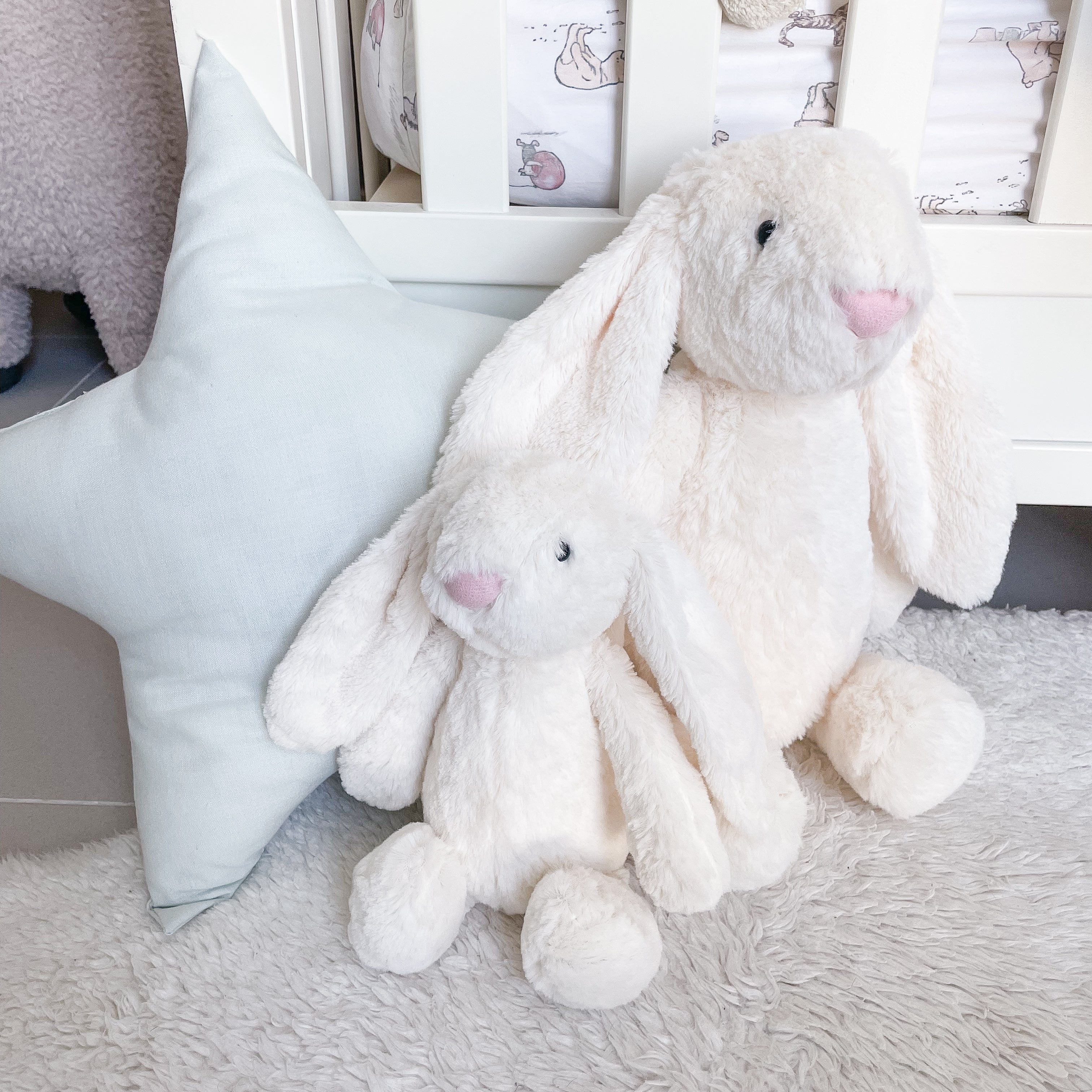 Super Soft Plush Bunny White