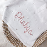 Pointelle Cotton Baby Blanket - Personalise Me