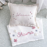 Baby Blanket with Flowers - Personalise Me