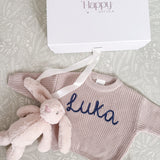 Personalised Sweater & Bunny Gift Set - Personalise Me