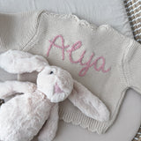 Personalised Cardigan & Bunny Gift Set - Personalise Me