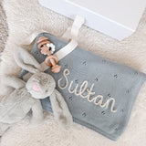 Build Your Own - Bunny, Blanket & Teether 3-Piece Gift Set - Personalise Me