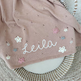 Pointelle Cotton Baby Blanket - Personalise Me