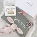 Build Your Own - Baby Deluxe Bunny 4-Piece Gift Set - Personalise Me