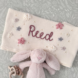 Flower Blanket, Bunny & Teether 3-Piece Gift Set - Personalise Me