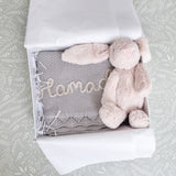 Build Your Own - Bunny & Blanket 2-Piece Gift Set - Personalise Me