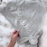 Pointelle Cotton Baby Blanket - Personalise Me