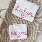 Knitted Jumper - Hand Embroidered - Personalise Me