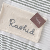 Pointelle Cotton Baby Blanket - Personalise Me