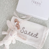 Build Your Own - Bunny, Blanket & Teether 3-Piece Gift Set - Personalise Me