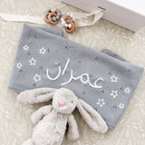 Star Blanket, Bunny & Teether 3-Piece Gift Set - Personalise Me