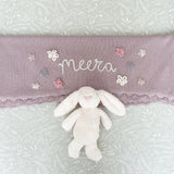 Baby Blanket with Flowers - Personalise Me