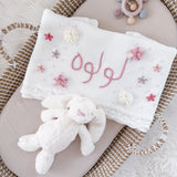 Flower Blanket, Bunny & Teether 3-Piece Gift Set - Personalise Me