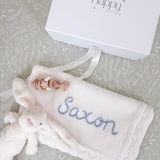 Build Your Own - Bunny, Blanket & Teether 3-Piece Gift Set - Personalise Me