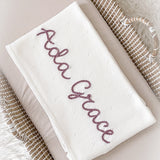 Pointelle Cotton Baby Blanket - Personalise Me