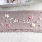 Baby Blanket with Flowers - Personalise Me