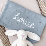 Pointelle Cotton Baby Blanket - Personalise Me