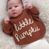 Knitted Jumper - Hand Embroidered - Personalise Me