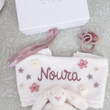 Flower Blanket, Bunny & Teether 3-Piece Gift Set - Personalise Me