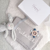 Build Your Own - Bunny, Blanket & Teether 3-Piece Gift Set - Personalise Me