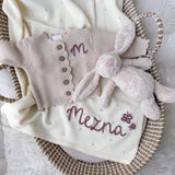 Build Your Own - Baby Blanket, Cardigan and Bunny Gift Set - Personalise Me