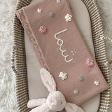 Baby Blanket with Flowers - Personalise Me