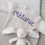 Personalised Cardigan & Bunny Gift Set - Personalise Me
