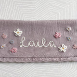 Baby Blanket with Flowers - Personalise Me