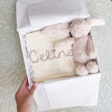 Build Your Own - Bunny & Blanket 2-Piece Gift Set - Personalise Me