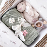 Flower Blanket, Bunny & Teether 3-Piece Gift Set - Personalise Me