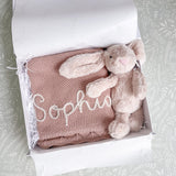 Build Your Own - Bunny & Blanket 2-Piece Gift Set - Personalise Me