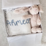 Build Your Own - Bunny & Blanket 2-Piece Gift Set - Personalise Me