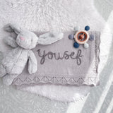 Build Your Own - Bunny, Blanket & Teether 3-Piece Gift Set - Personalise Me