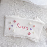 Baby Blanket with Flowers - Personalise Me