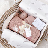 Build Your Own - Baby Blanket & Knitted Bunny Comforter Gift Set - Personalise Me