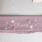 Baby Blanket with Flowers - Personalise Me