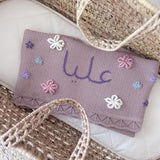 Baby Blanket with Flowers - Personalise Me